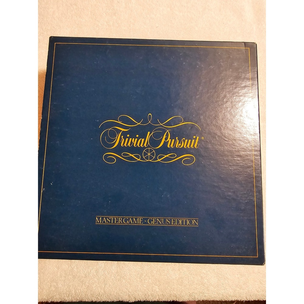 Trivial Pursuit Genus Edition Master Game Vintage‎ Board Game Complete